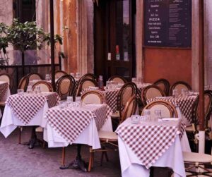 ristorante verbi italiano